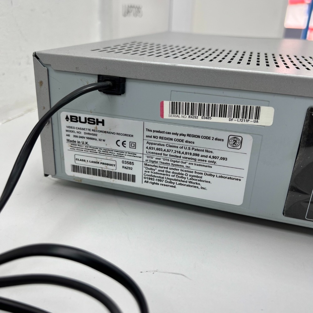 BUSH DVRHS02 DVD VHS VCR Combi Recorder Transfer VHS to DVD Own4Less